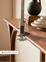 Elegant Solid Black Walnut Console Table – Modern Minimalist Design for Stylish Home Décor hjy-5008