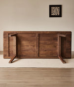 Elegant Black Walnut Wood Dining Table – Modern Design for Stylish Interiors hjy-5012
