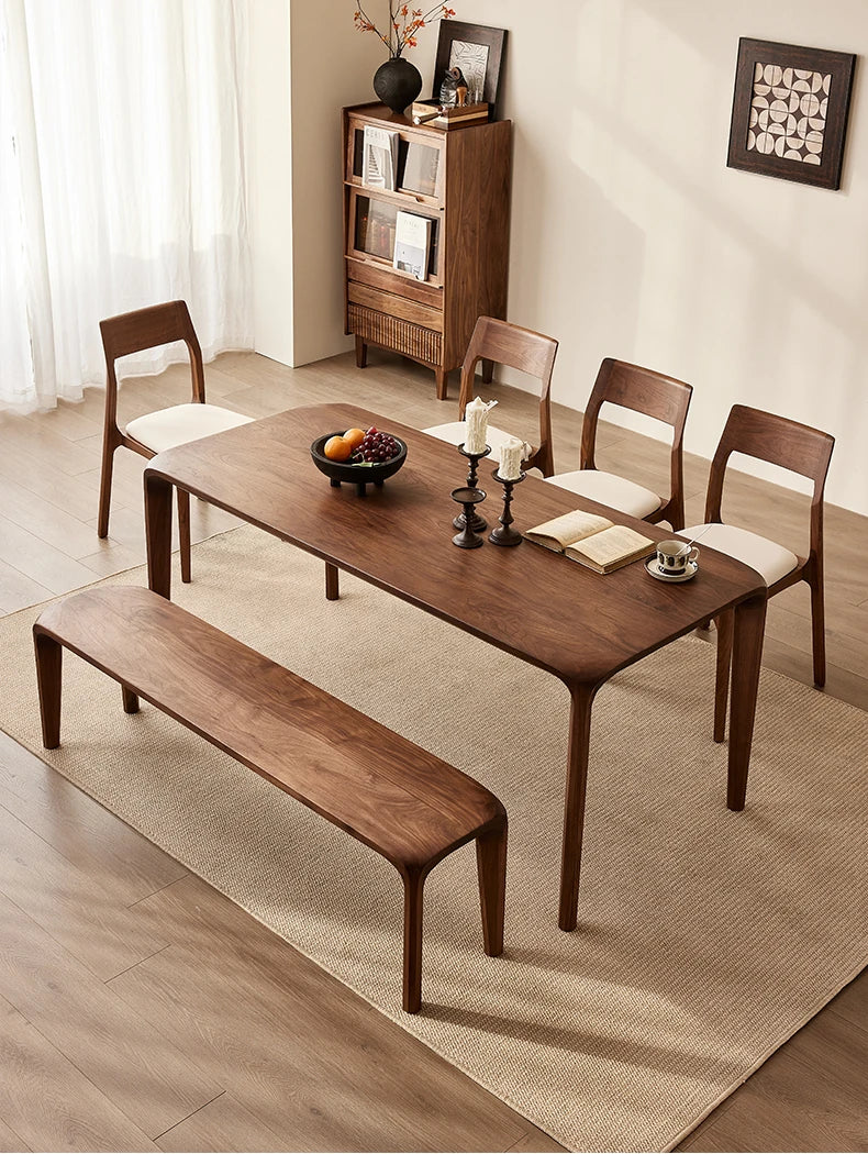 Stylish Black Walnut Wood Stool - Modern Chic Seating for Your Home & Office hjy-5013