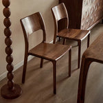 Stylish Black Walnut Wood Dining Chair - Modern Design for Home & Office Decor hjy-5014