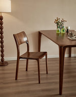 Stylish Black Walnut Wood Dining Chair - Modern Design for Home & Office Decor hjy-5014