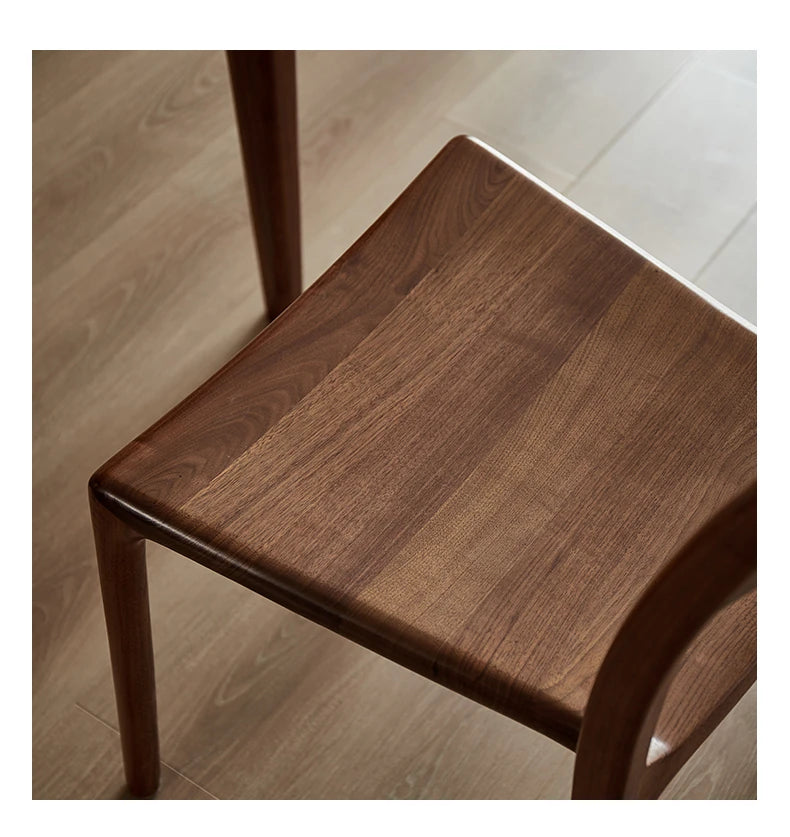 Stylish Black Walnut Wood Dining Chair - Modern Design for Home & Office Decor hjy-5014