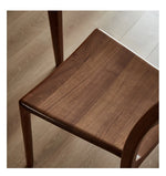 Stylish Black Walnut Wood Dining Chair - Modern Design for Home & Office Decor hjy-5014