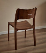 Stylish Black Walnut Wood Dining Chair - Modern Design for Home & Office Decor hjy-5014