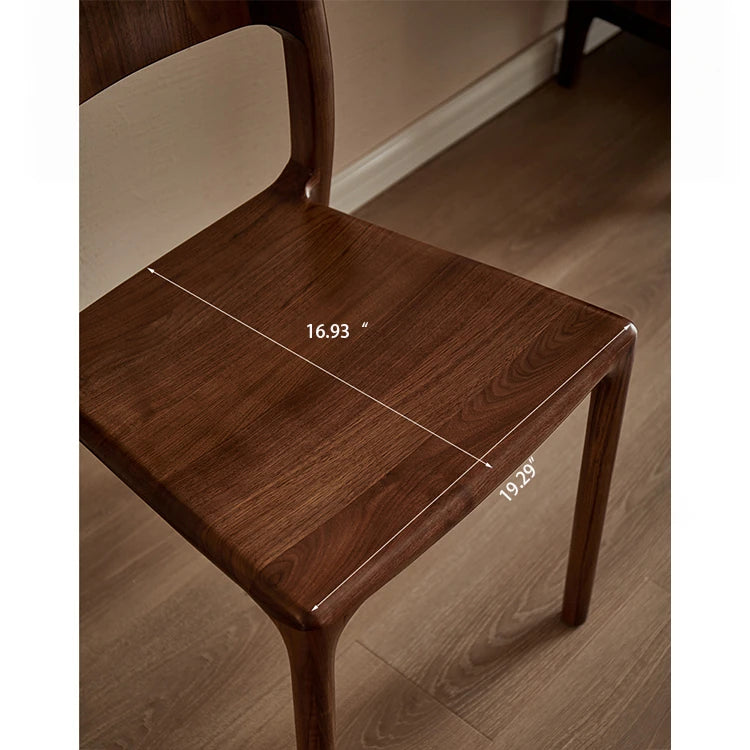 Stylish Black Walnut Wood Dining Chair - Modern Design for Home & Office Decor hjy-5014