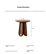 Stylish Black Walnut Tea Table - Contemporary Design for Modern Living Spaces hjy-5015