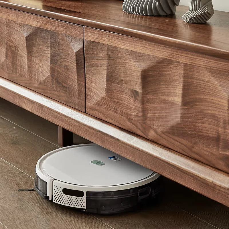 Stylish Black Walnut TV Cabinet with Geometric Design – Modern Living Room Furniture hjy-5017