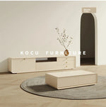 Modern Minimalist TV Cabinet in Stylish Green with Storage Drawers - Perfect for Contemporary Living Rooms hko-4607