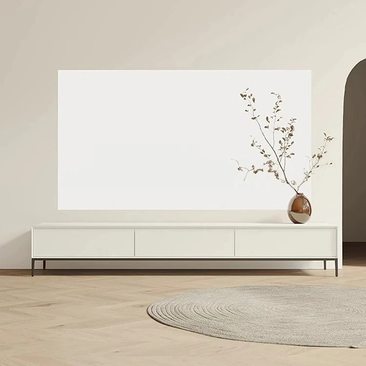 Modern Minimalist Green TV Cabinet - Stylish Density Board Entertainment Center with Storage Solutions hko-4609