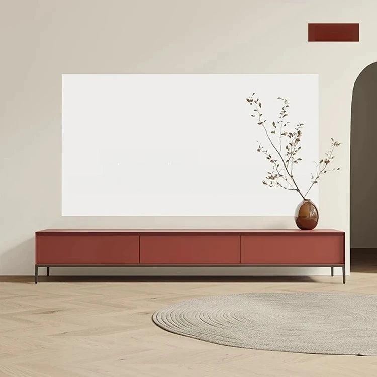 Modern Minimalist Green TV Cabinet - Stylish Density Board Entertainment Center with Storage Solutions hko-4609