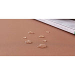 Elegant Dark Brown and Beige Sofa with Leathaire and Light Pine Wood Frame hksc-975