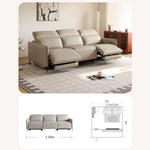 Stylish Gray Faux Leather Sofa with Pine Wood Frame – Modern Comfort & Elegance for Your Living Space hksc-984