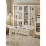 Elegant Cherry Wood Glass Cabinet - Stylish Storage Solution for Home Decor hl-4880