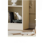 Elegant Cherry Wood Glass Cabinet - Stylish Storage Solution for Home Decor hl-4880
