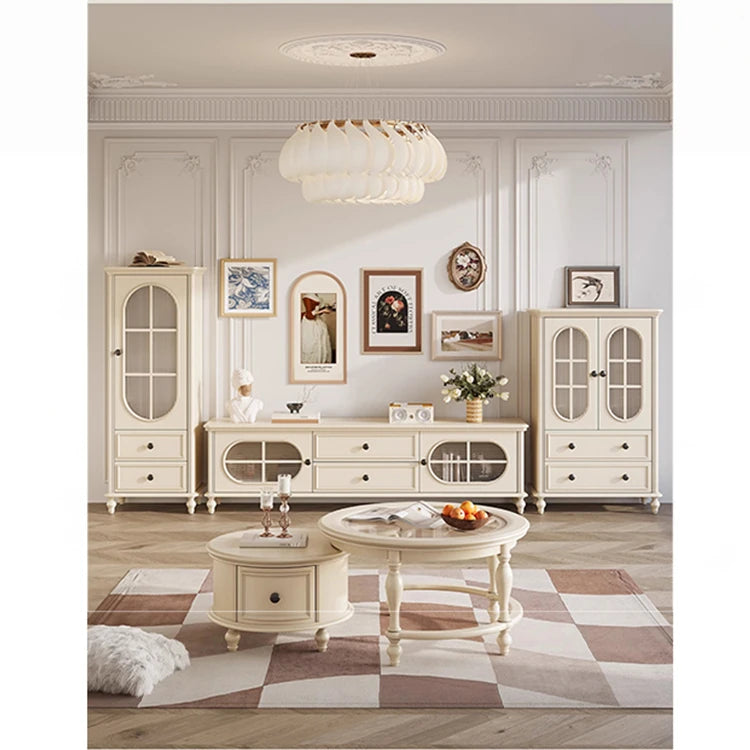 Elegant Cherry Wood Pine and Glass Cabinet – Stylish Storage Solution for Home Décor hl-4884