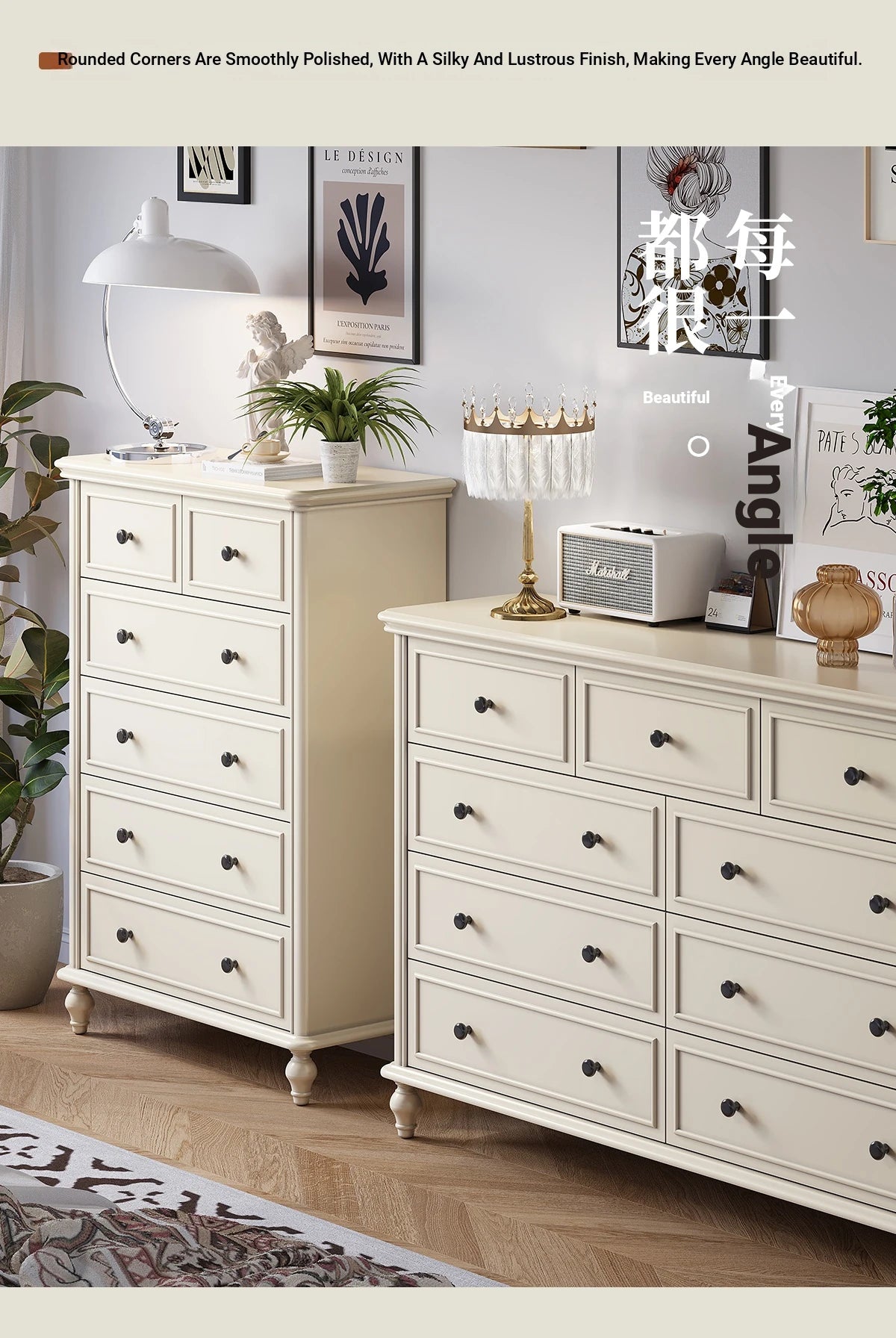 Elegant Cherry Wood Pine Cabinet - Stylish Storage Solution for Any Room hl-4885