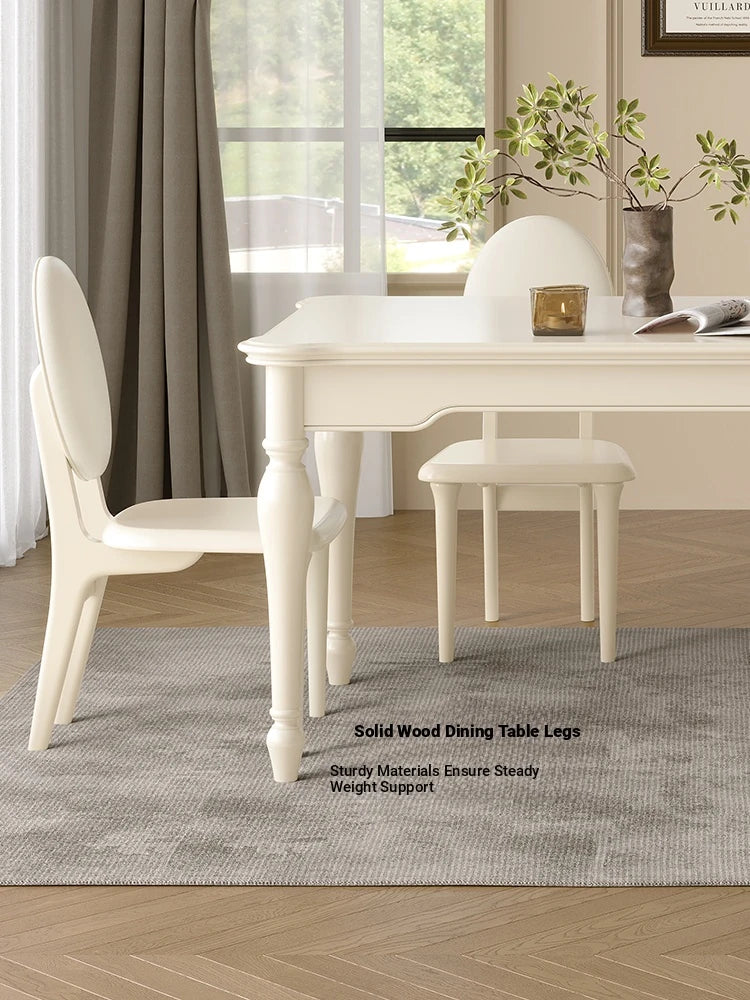 Elegant Cherry Wood Dining Table - Classic Design for Your Home Perfect for Family Gatherings hl-4891