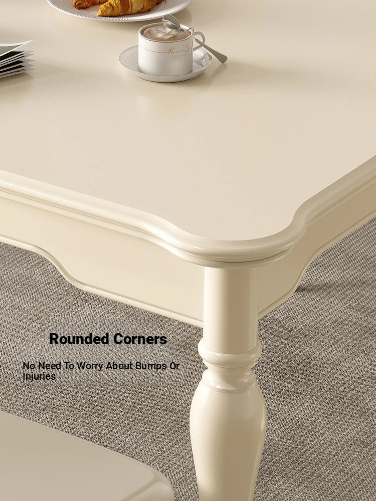 Elegant Cherry Wood Dining Table - Classic Design for Your Home Perfect for Family Gatherings hl-4891