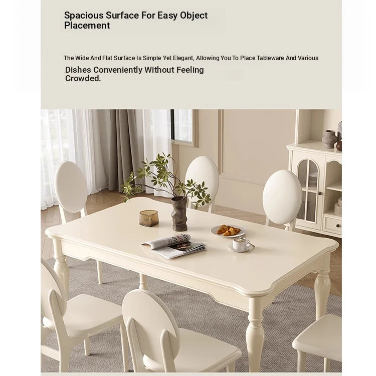 Elegant Cherry Wood Dining Table - Classic Design for Your Home Perfect for Family Gatherings hl-4891