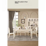 Elegant Cherry Wood Dining Table - Classic Design for Your Home Perfect for Family Gatherings hl-4891
