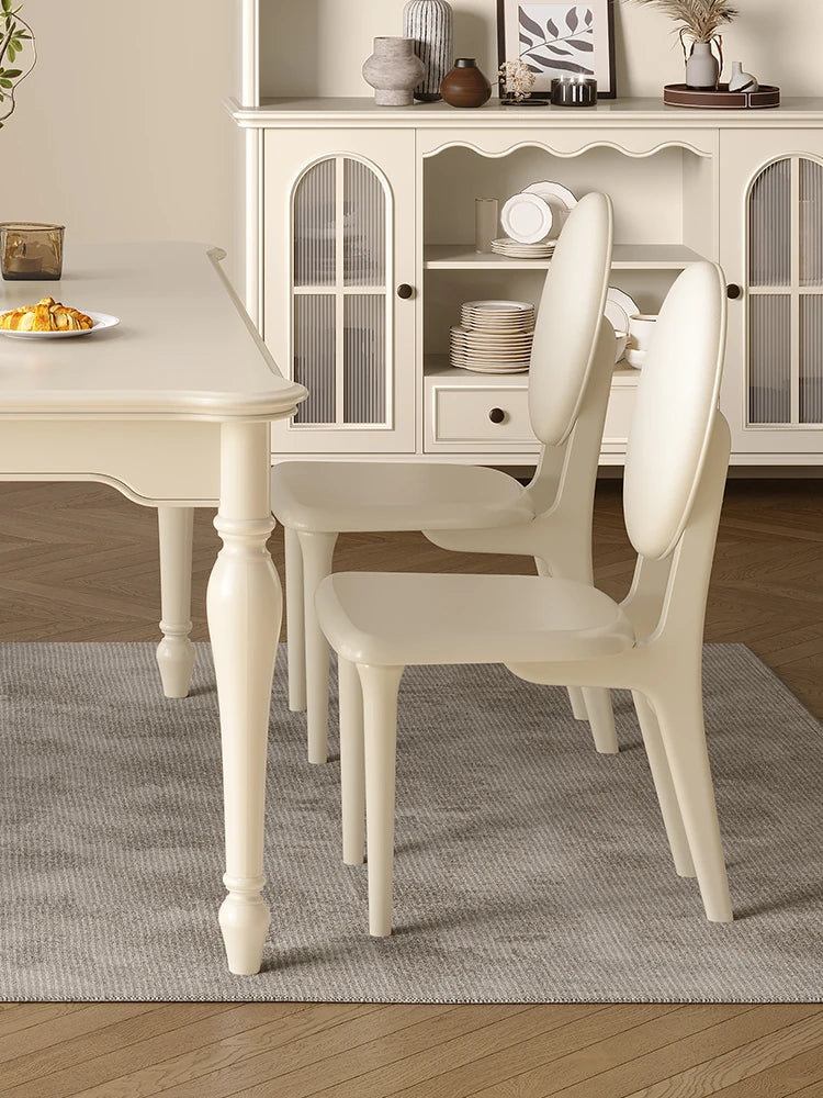 Stylish Cherry Wood Dining Chair with Comfortable Techno Fabric Seat - Perfect for Modern Homes hl-4892