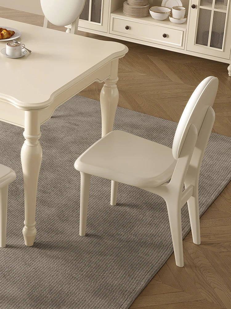 Stylish Cherry Wood Dining Chair with Comfortable Techno Fabric Seat - Perfect for Modern Homes hl-4892