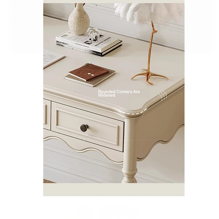 Elegant Cherry Wood Pine Table - Stylish Office and Home Desk for Productive Workspaces hl-4895