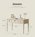 Elegant Cherry Wood Pine Table - Stylish Office and Home Desk for Productive Workspaces hl-4895