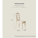 Elegant Cherry Wood Chair with Techno Fabric – Perfect for Modern Dining Spaces hl-4896