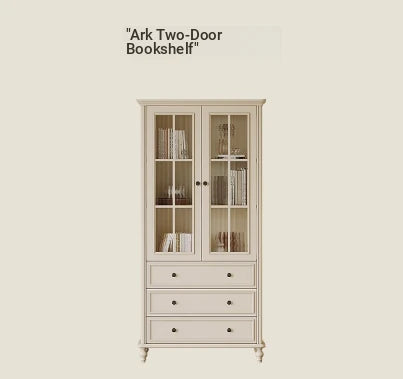Elegant Cherry Wood Pine Cabinet with Glass Doors and Ample Storage - Perfect for Any Room hl-4897
