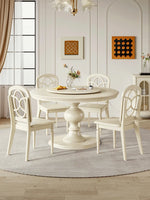 Elegant Cherry Wood Dining Table for Stylish Home Gatherings - Round Design with Classic Charm hl-4898