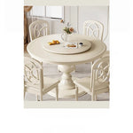 Elegant Cherry Wood Dining Table for Stylish Home Gatherings - Round Design with Classic Charm hl-4898