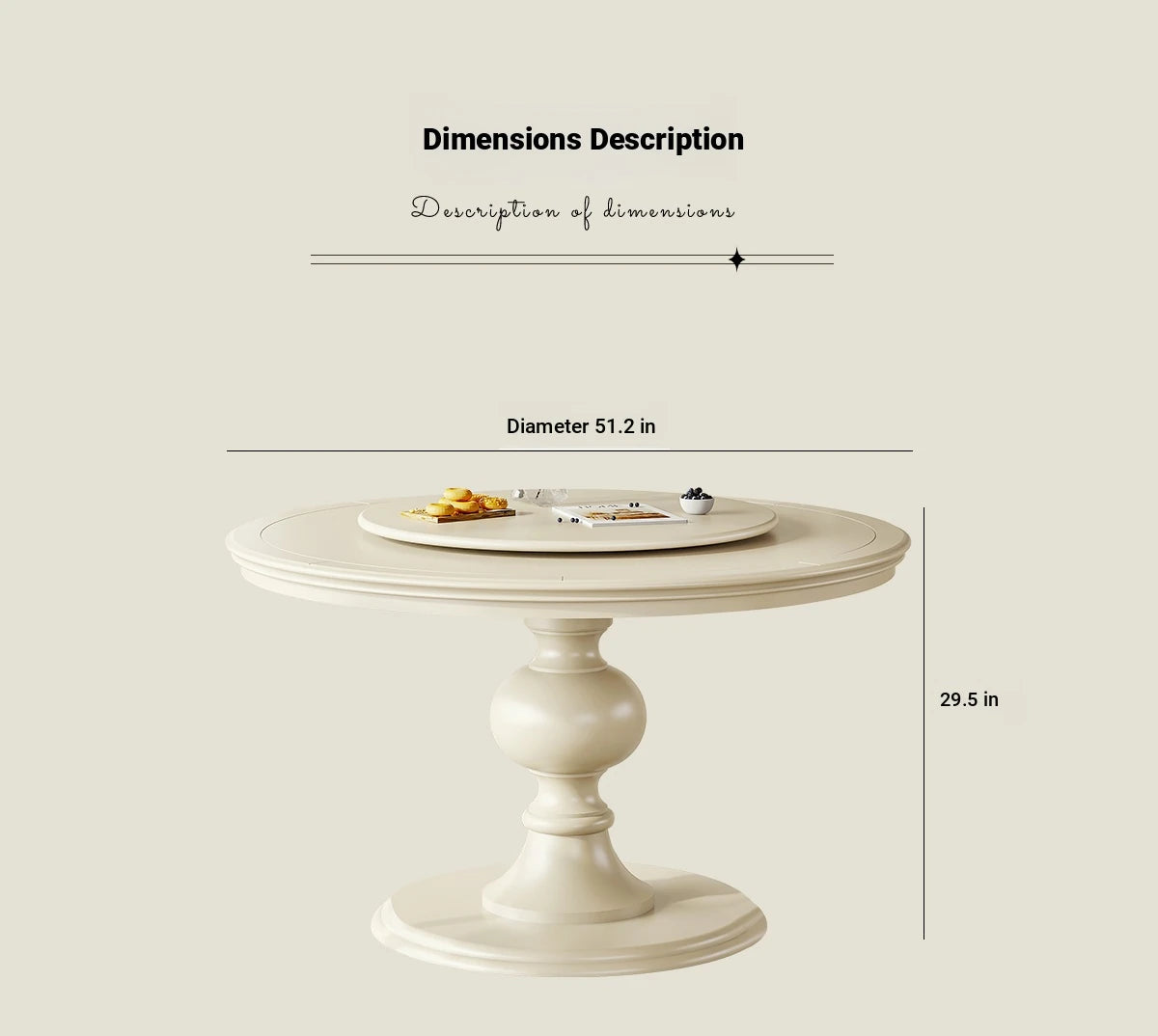 Elegant Cherry Wood Dining Table for Stylish Home Gatherings - Round Design with Classic Charm hl-4898