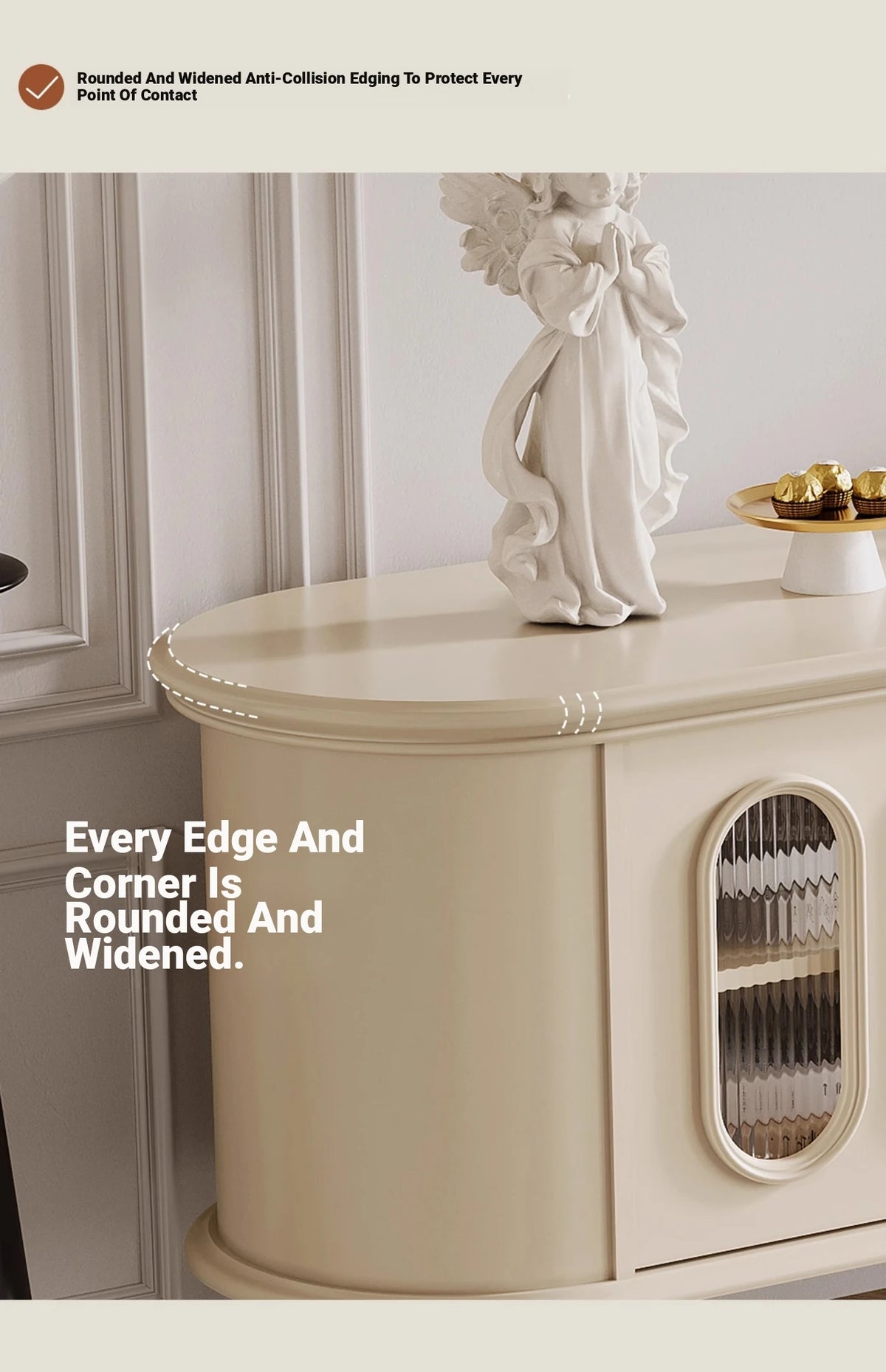 Elegant Cherry Wood TV Cabinet with Glass Doors - Stylish Storage for Your Living Room hl-4900