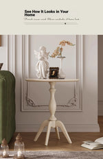 Elegant Cherry Wood Tea Table - Timeless Design for Your Living Space hl-4901