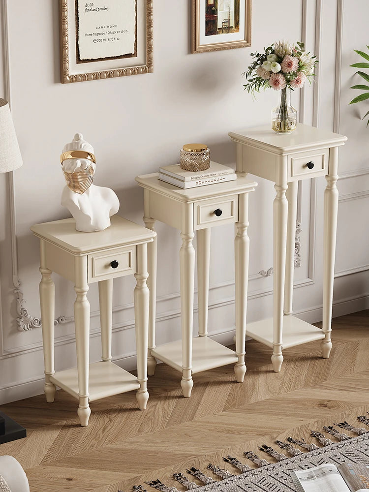 Elegant Cherry Wood Pine Storage Rack - Stylish & Functional Home Organizer - Perfect for Any Room hl-4902