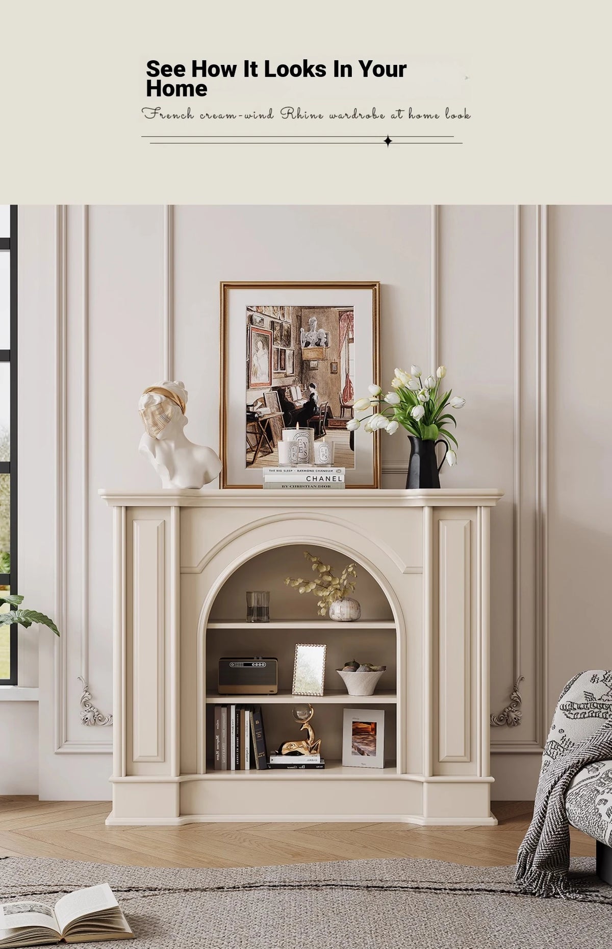 Elegant Cherry Wood Multi-Layer Board Cabinet – Stylish Storage Solution for Any Home hl-4903