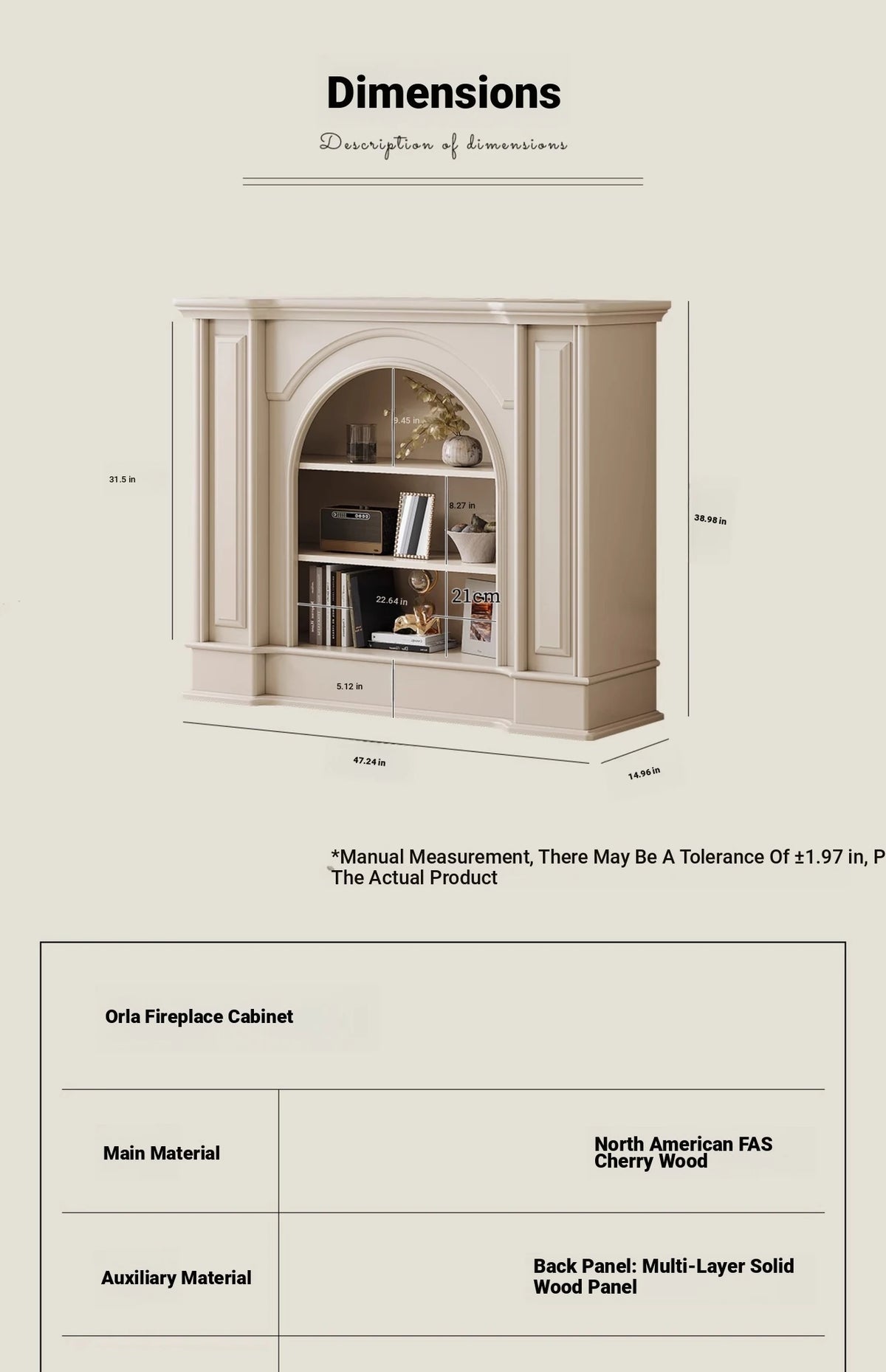 Elegant Cherry Wood Multi-Layer Board Cabinet – Stylish Storage Solution for Any Home hl-4903
