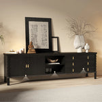 Elegant Ash Wood TV Cabinet with Ample Storage | Modern Home Style hld-4474