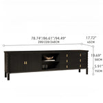 Elegant Ash Wood TV Cabinet with Ample Storage | Modern Home Style hld-4474