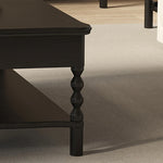 Elegant Ash Wood Tea Table - Stylish Multi-Layer Design for Modern Living Rooms hld-4477