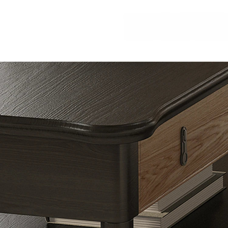 Elegant Ash Wood Tea Table - Stylish Multi-Layer Design for Modern Living Rooms hld-4477