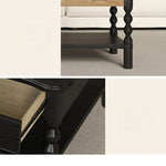 Elegant Ash Wood Tea Table - Stylish Multi-Layer Design for Modern Living Rooms hld-4477