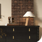 Elegant Ash Wood Cabinet - Modern Storage Solution for Stylish Living Rooms hld-4481