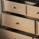 Elegant Ash Wood Multi-layer Cabinet - Stylish Storage Solution for Your Home hld-4484