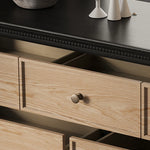 Elegant Ash Wood Multi-layer Cabinet - Stylish Storage Solution for Your Home hld-4484