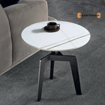 Modern Sintered Stone Side Table with Stylish Multi-Layer Design - Perfect for Living Room or Office Décor hldjj-3020