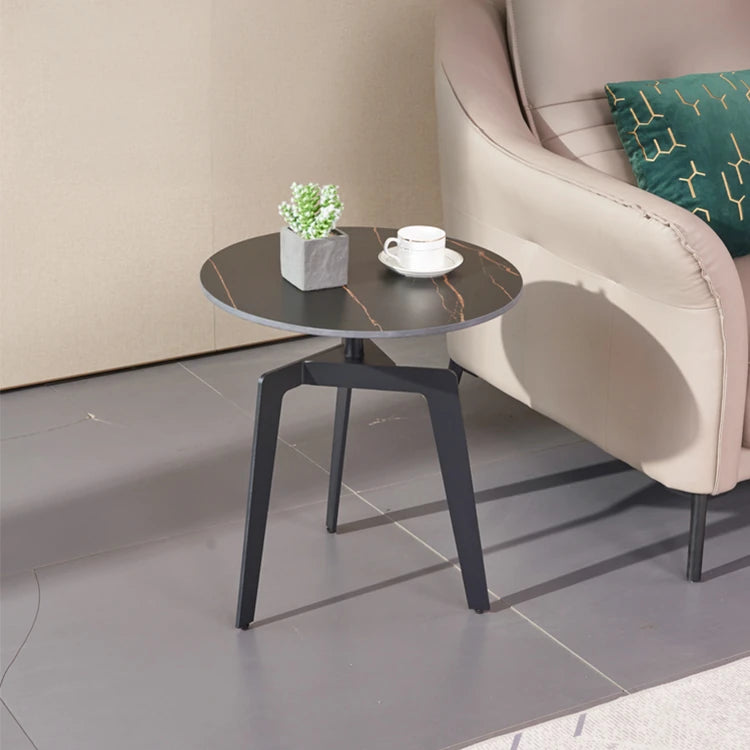 Modern Sintered Stone Side Table with Stylish Multi-Layer Design - Perfect for Living Room or Office Décor hldjj-3020