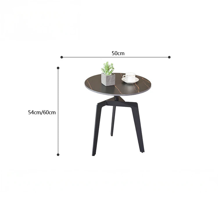 Modern Sintered Stone Side Table with Stylish Multi-Layer Design - Perfect for Living Room or Office Décor hldjj-3020