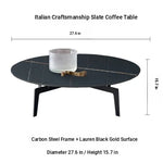 Elegant Sintered Stone Coffee Table - Modern Multi-layer Design for Chic Living Rooms hldjj-3021